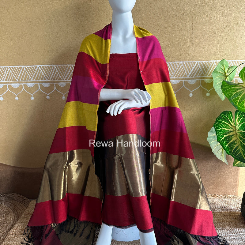Maheshwari Top-Dupatta