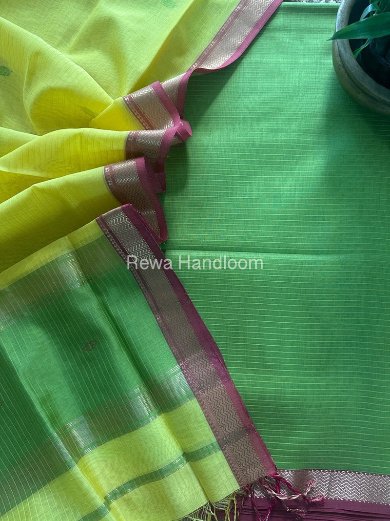 Maheshwari Motifs Top-Dupatta Set