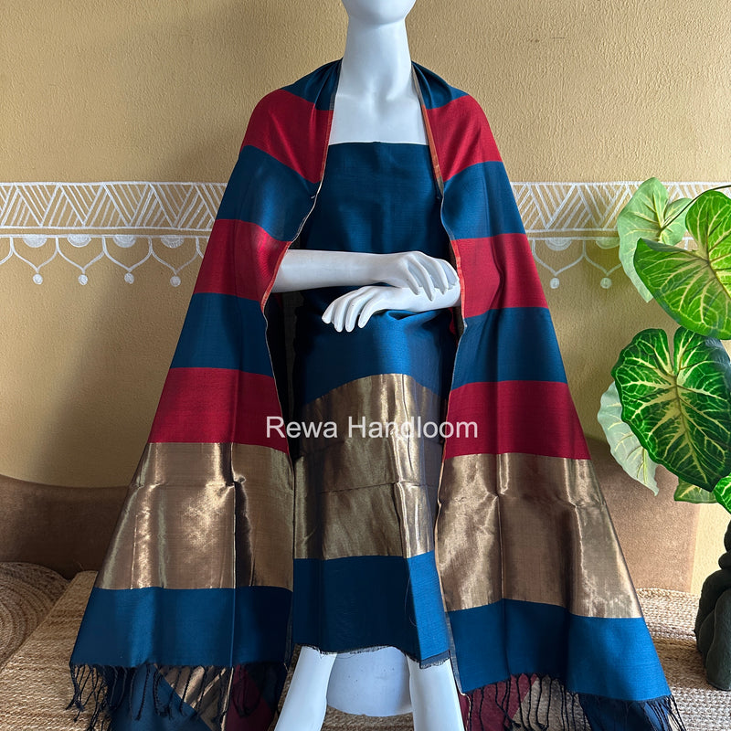 Maheshwari Top-Dupatta