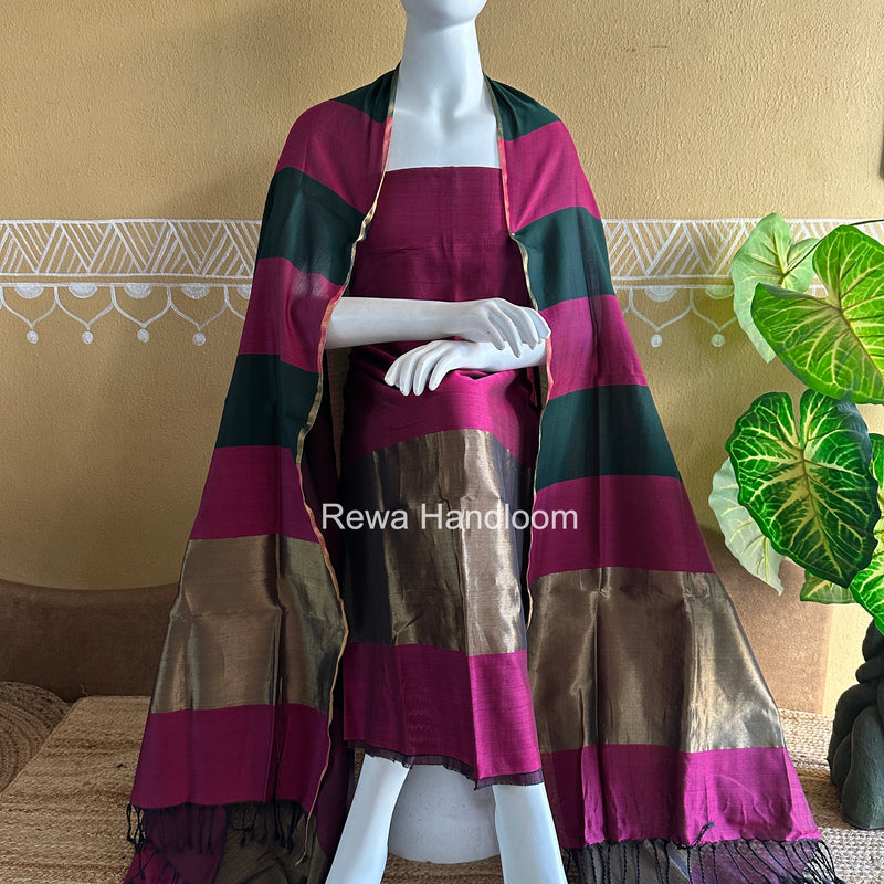Maheshwari Top-Dupatta