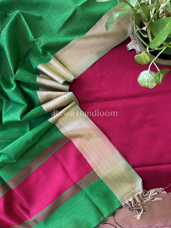 Maheshwari Multicolour Dress Material