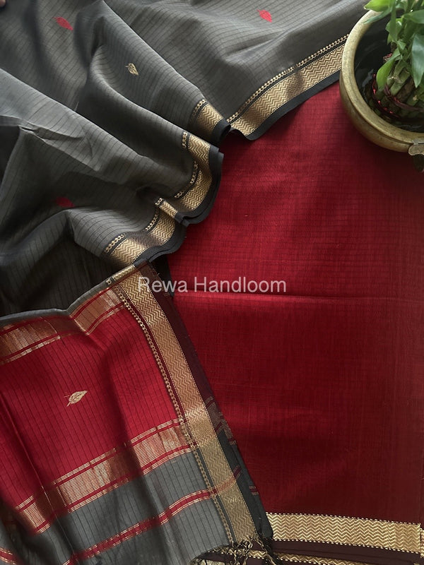 Maheshwari Motifs Top-Dupatta Set