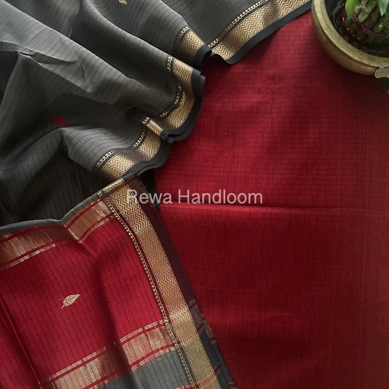 Maheshwari Motifs Top-Dupatta Set