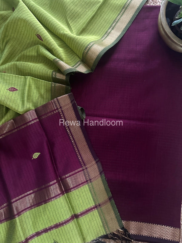 Maheshwari Motifs Top-Dupatta Set