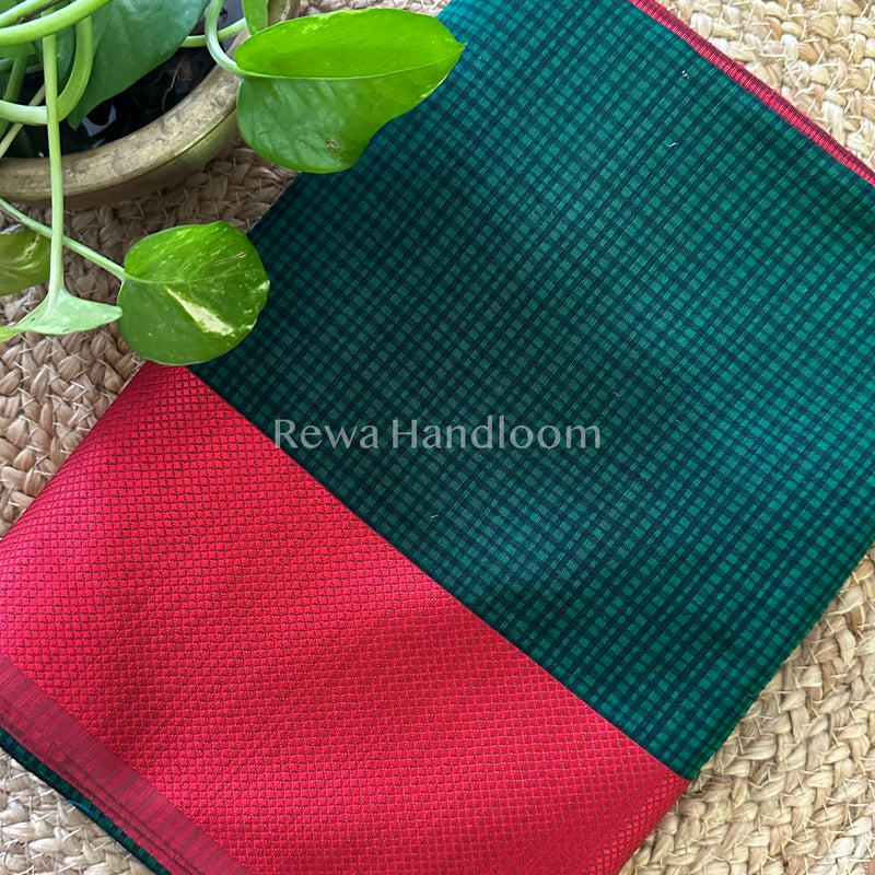 Maheshwari Resham Thread Border Saree