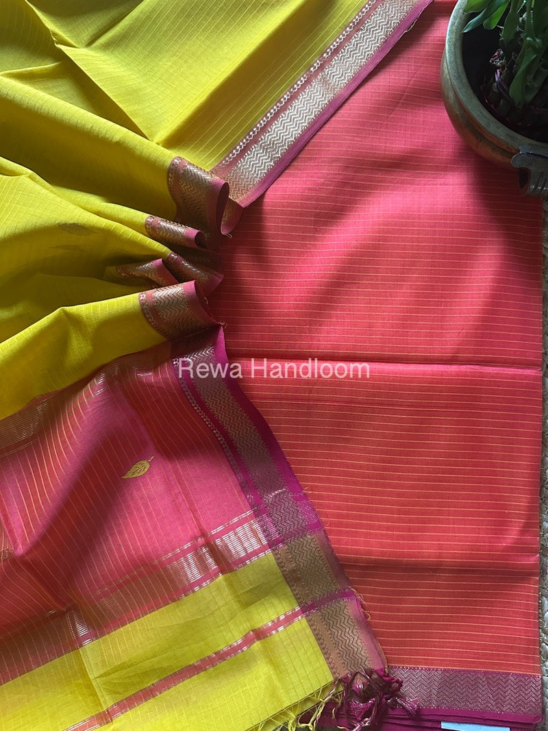 Maheshwari Motifs Top-Dupatta Set