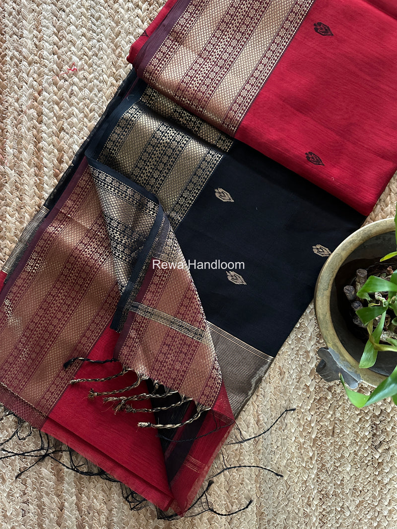 Maheshwari Flower Butti Saree