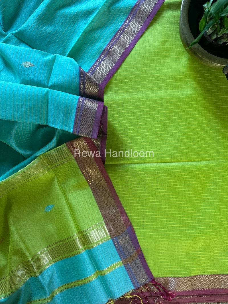 Maheshwari Motifs Top-Dupatta Set