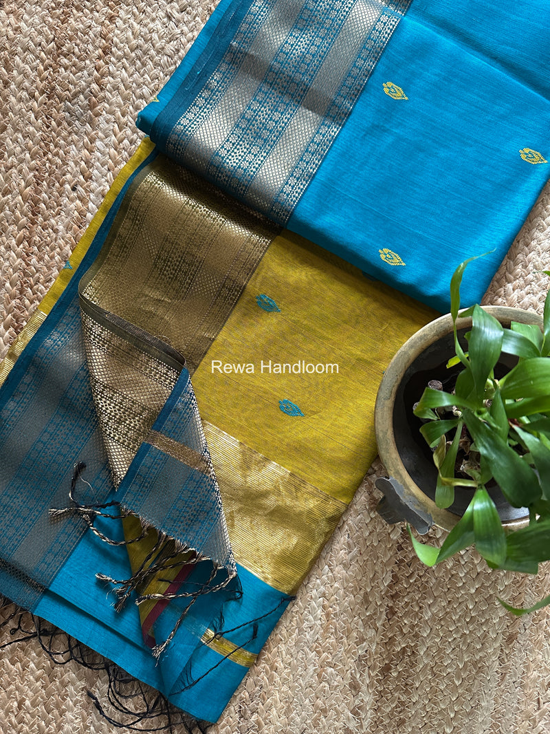 Maheshwari Flower Butti Saree