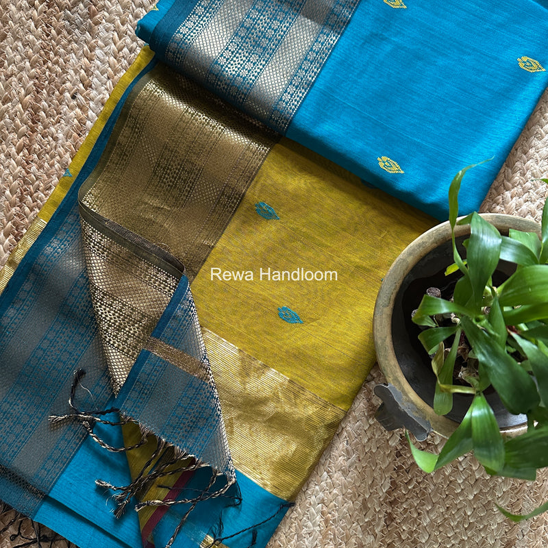 Maheshwari Flower Butti Saree