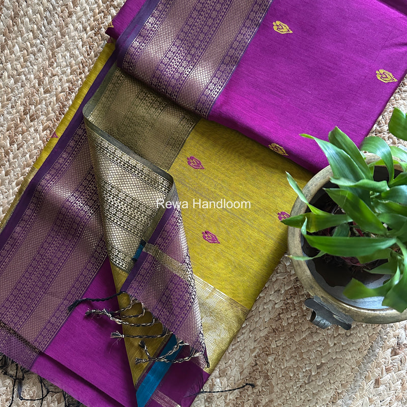 Maheshwari Flower Butti Saree