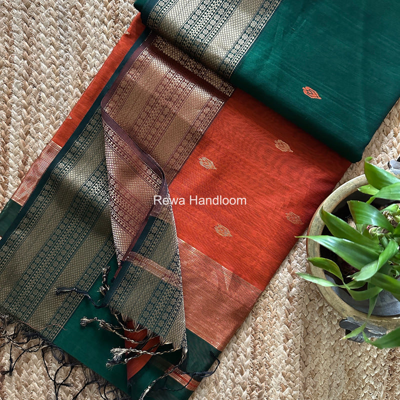 Maheshwari Flower Butti Saree