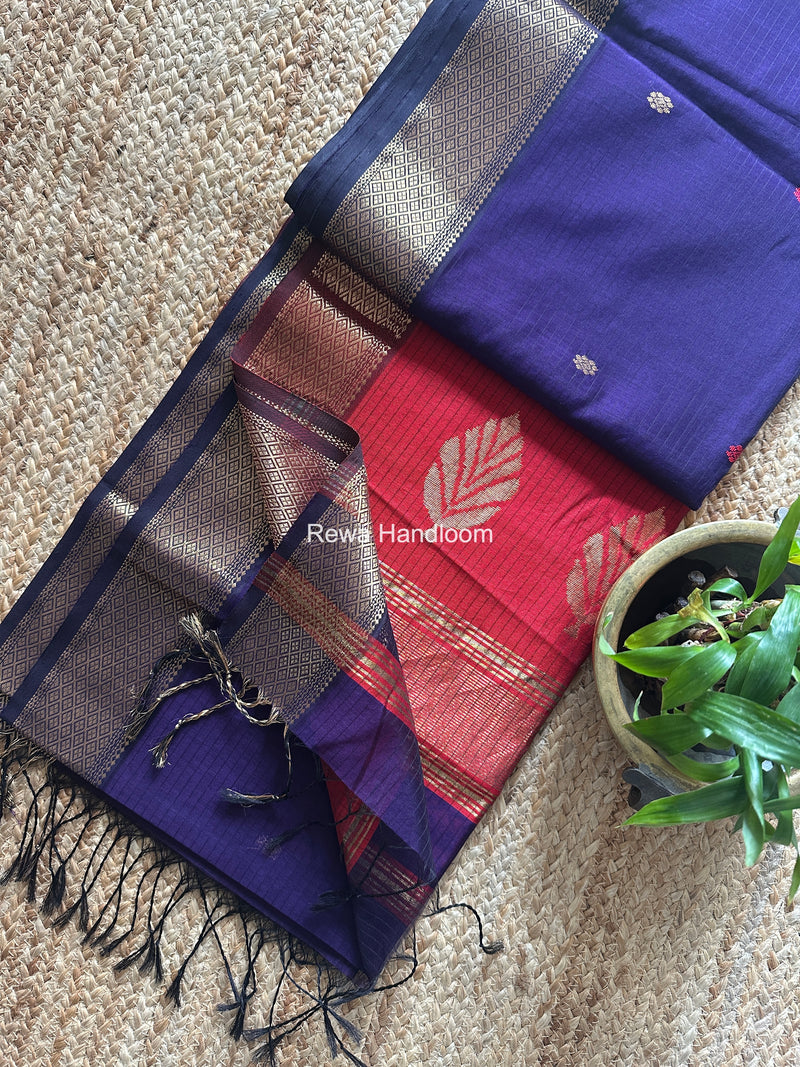 Maheshwari Butta Pallu Saree