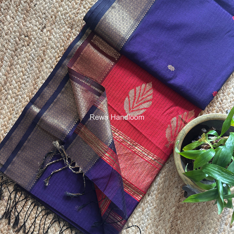 Maheshwari Butta Pallu Saree