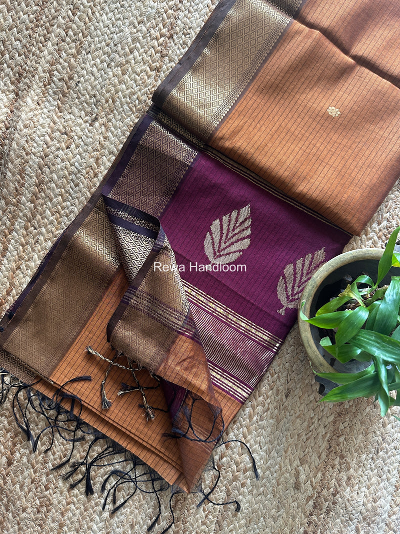 Maheshwari Butta Pallu Saree