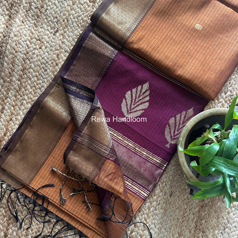 Maheshwari Butta Pallu Saree