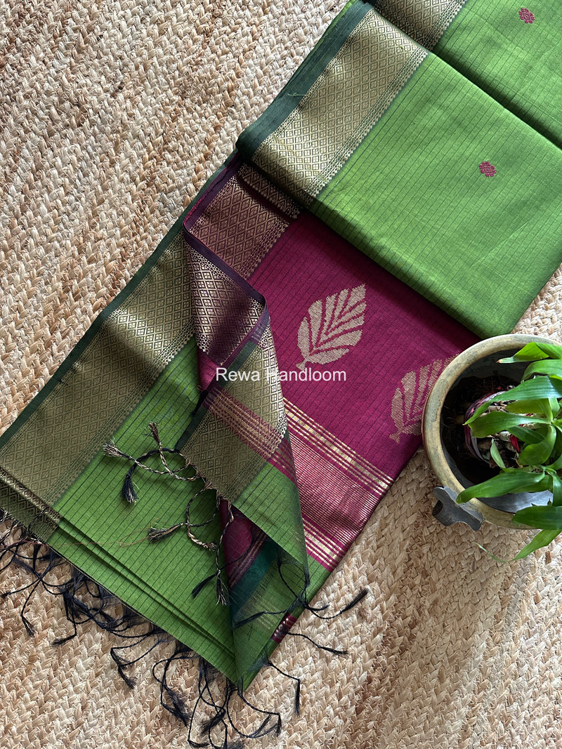 Maheshwari Butta Pallu Saree