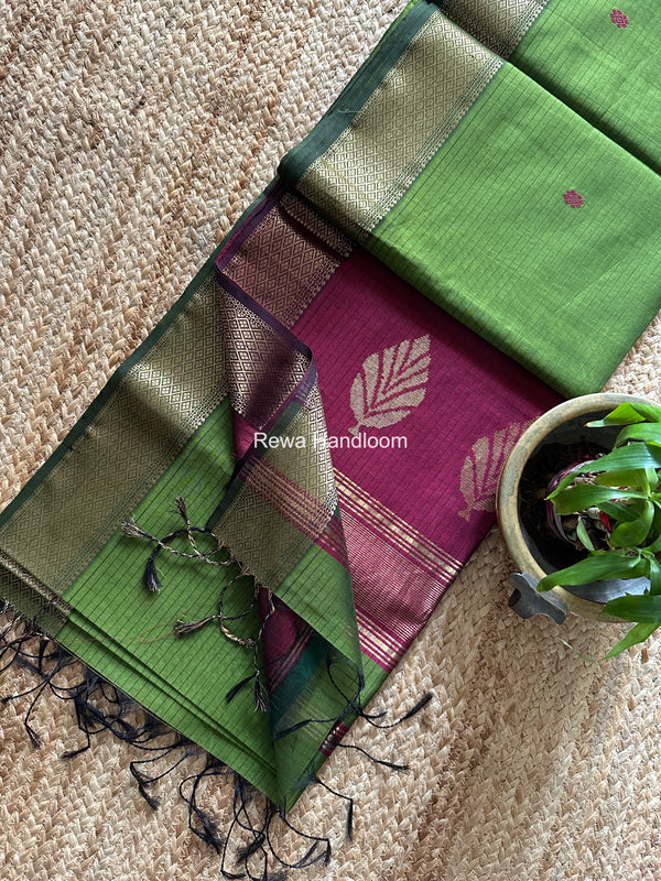 Maheshwari Butta Pallu Saree