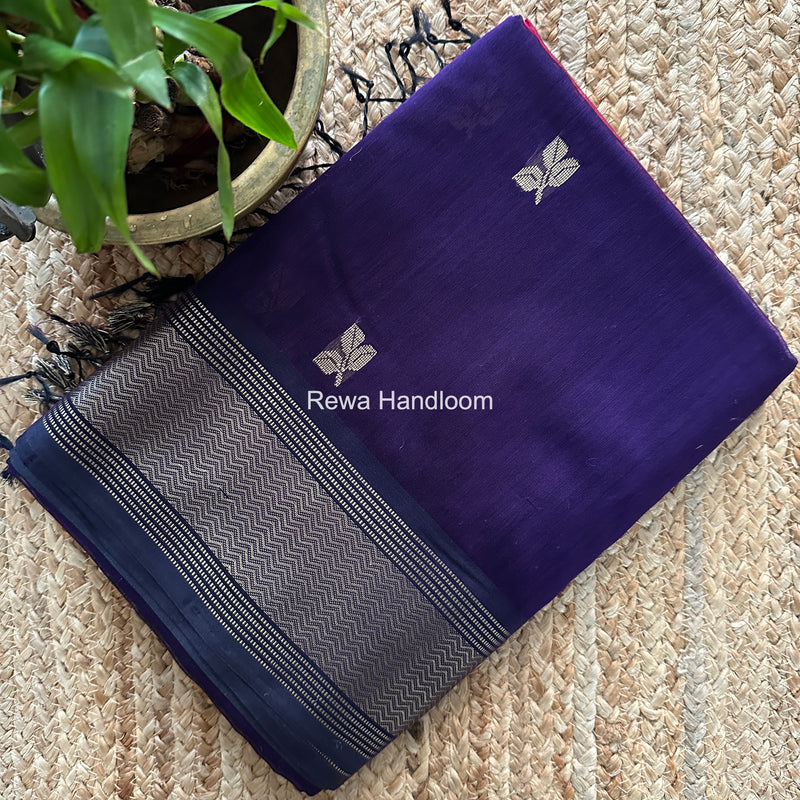 Maheshwari Violet Resham Thread Butti Saree RBS013