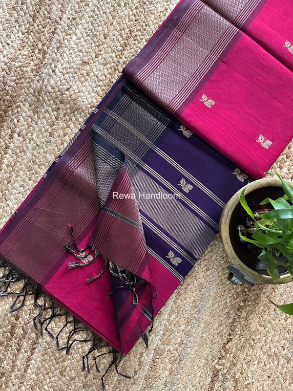 Maheshwari Resham Thread Butti Saree