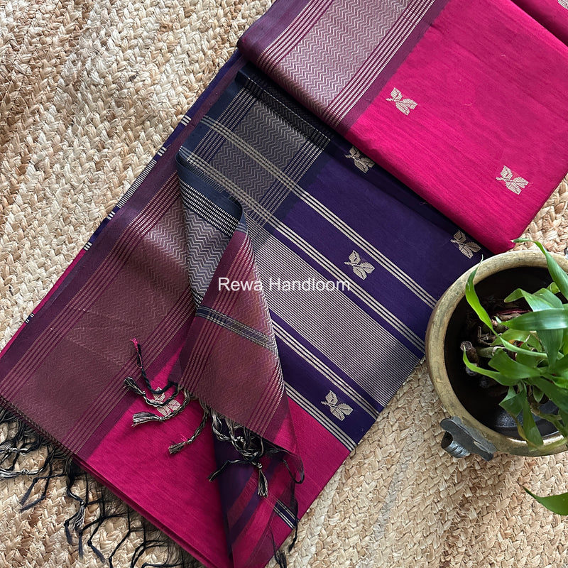 Maheshwari Resham Thread Butti Saree