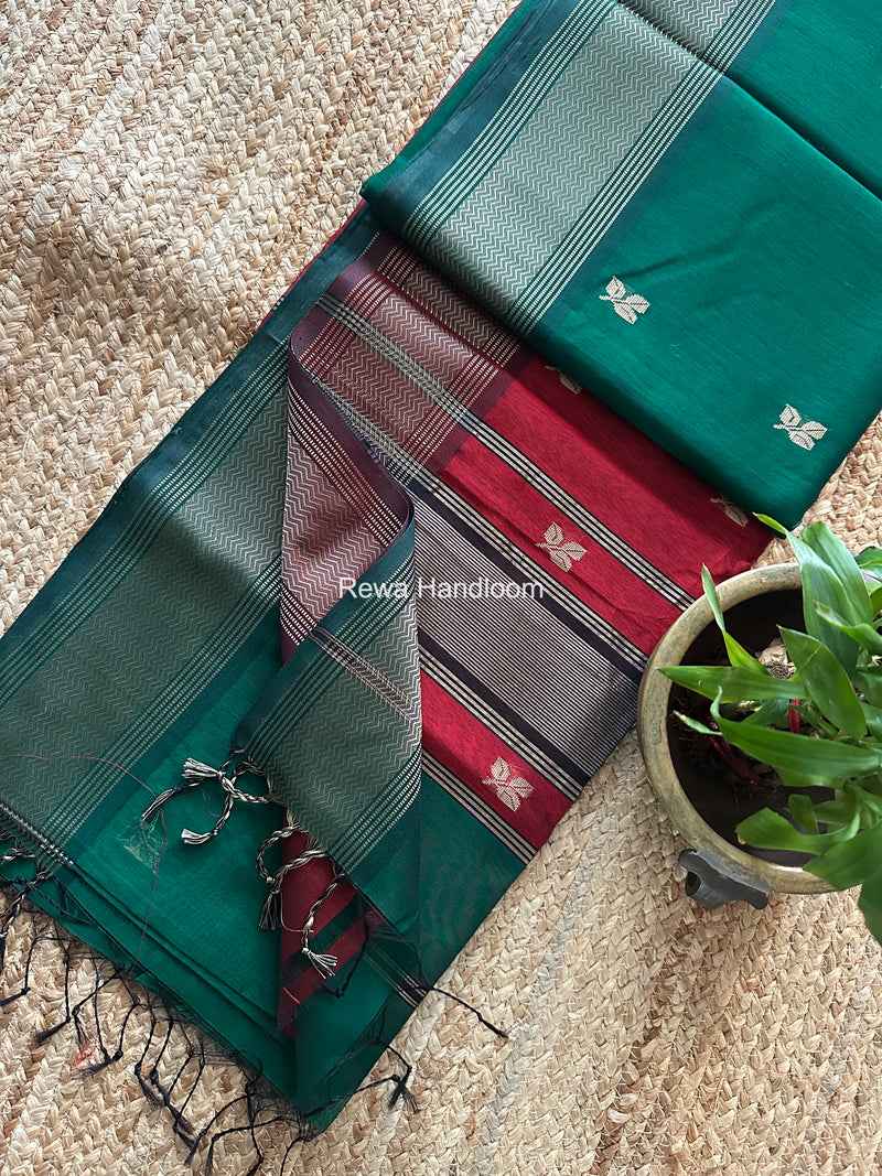 Maheshwari Resham Thread Butti Saree