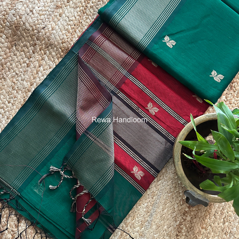 Maheshwari Resham Thread Butti Saree