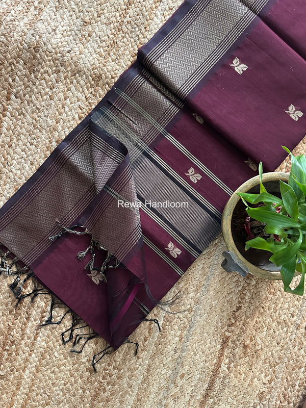 Maheshwari Resham Thread Butti Saree