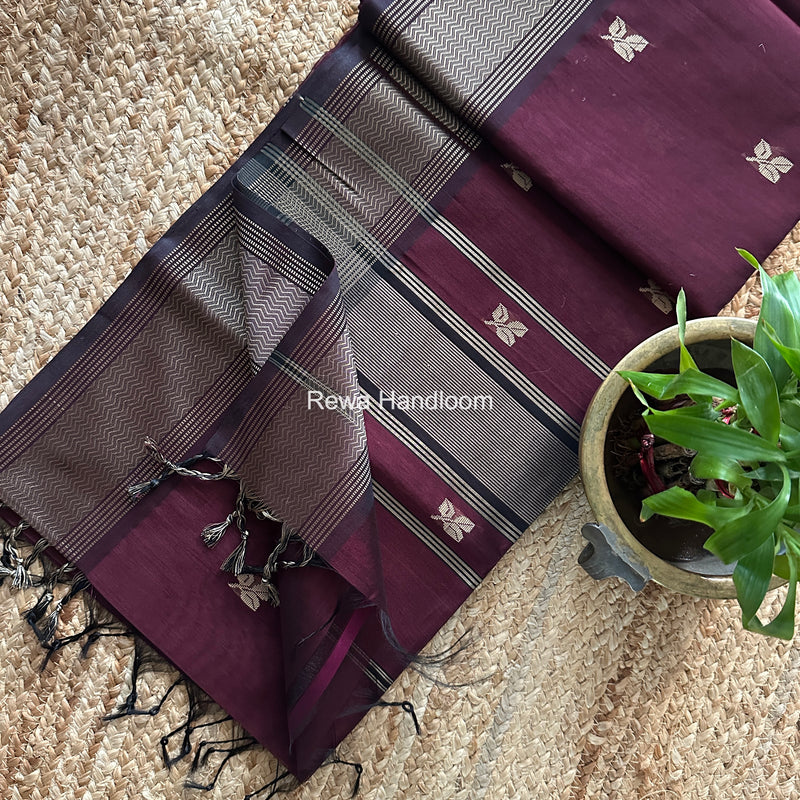 Maheshwari Resham Thread Butti Saree