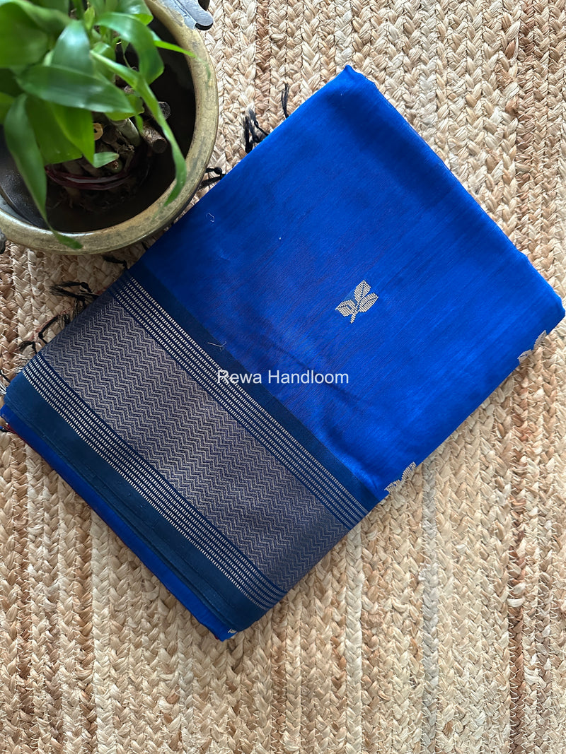 Maheshwari Blue Resham Thread Butti Saree RBS014