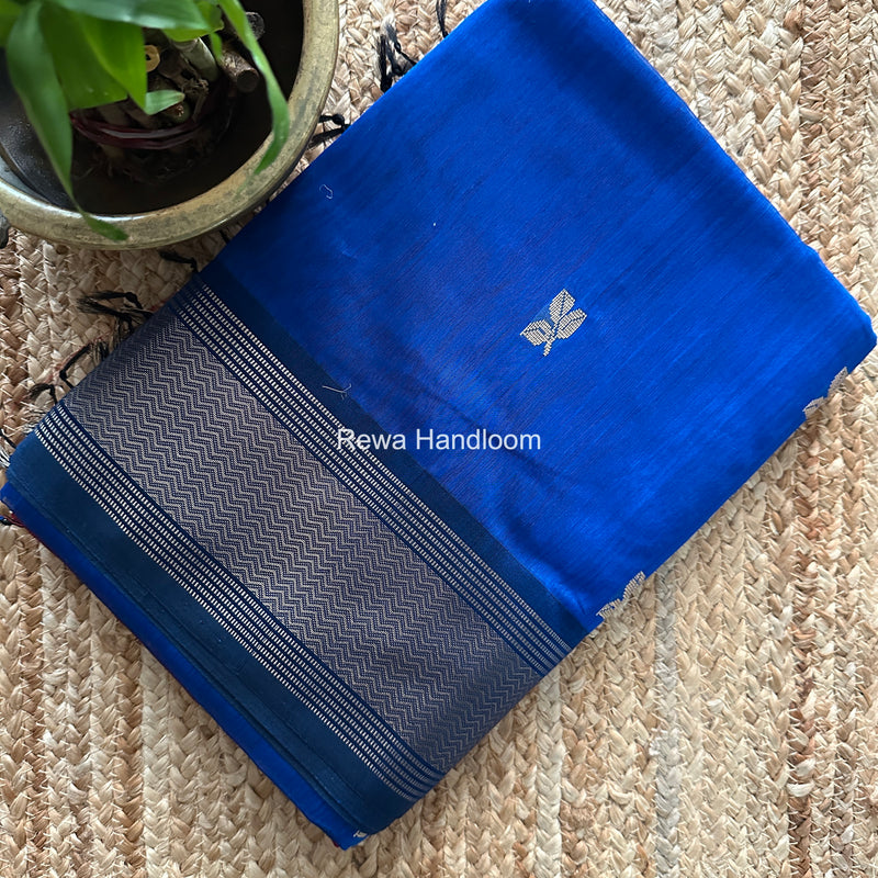 Maheshwari Blue Resham Thread Butti Saree RBS014