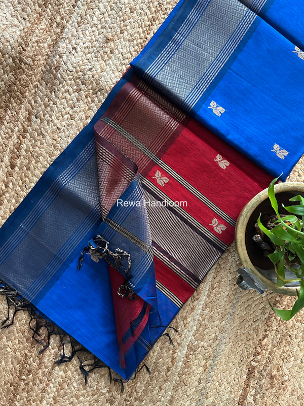 Maheshwari Resham Thread Butti Saree