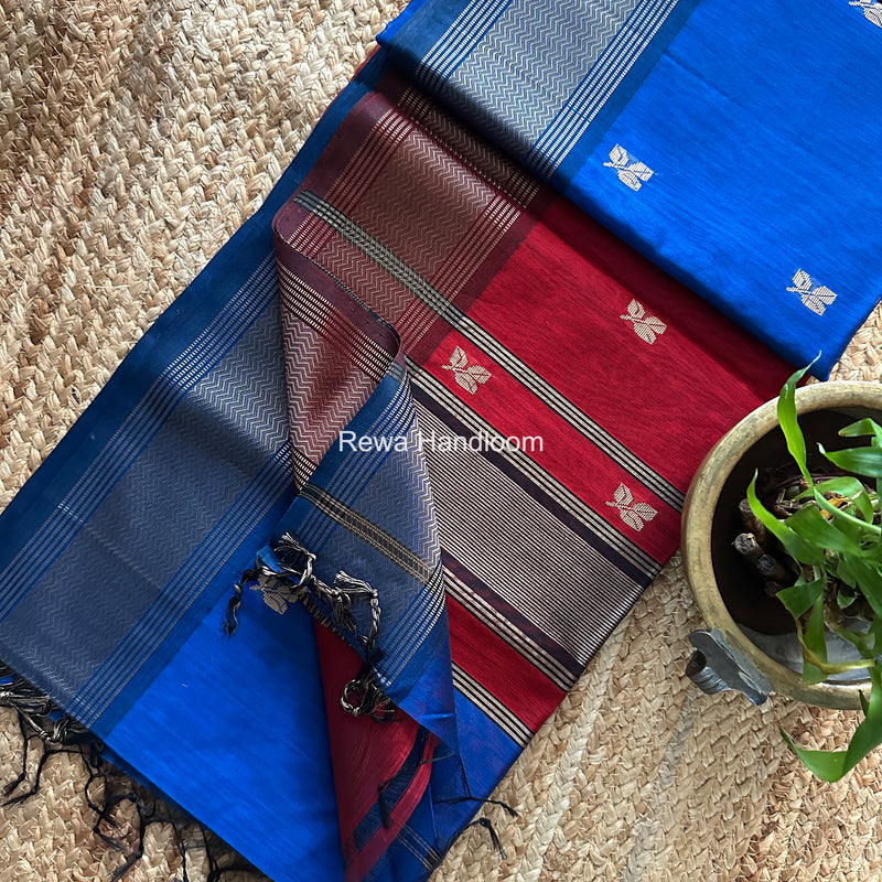 Maheshwari Resham Thread Butti Saree