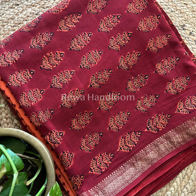 Maheshwari Bagh Print Suit
