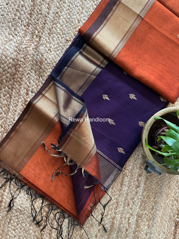 Maheshwari Flower Butti Saree
