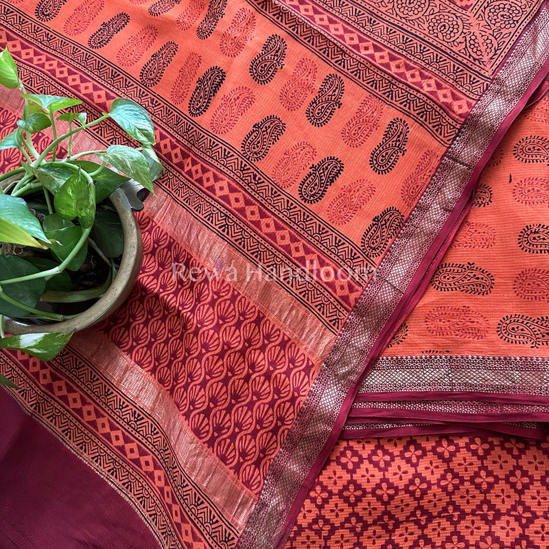 Maheshwari Bagh Print Suit