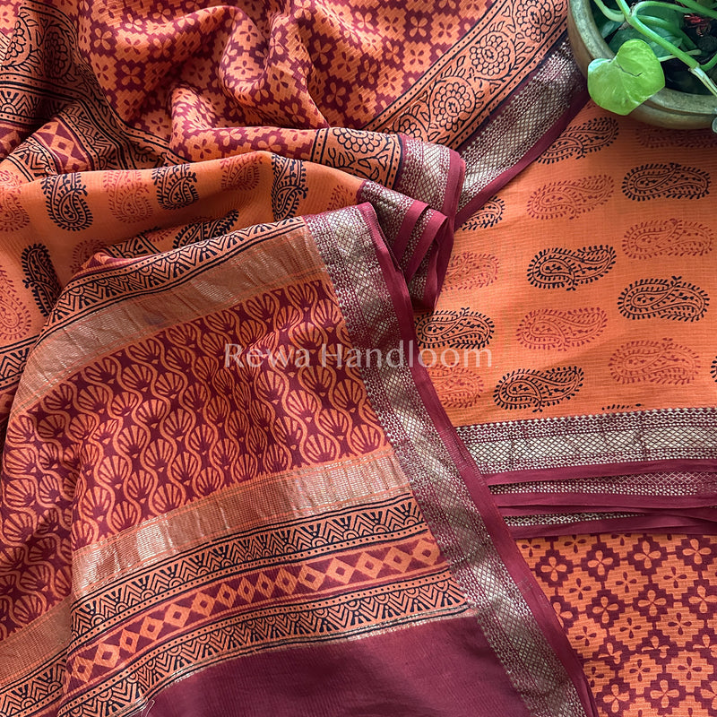 Maheshwari Bagh Print Suit
