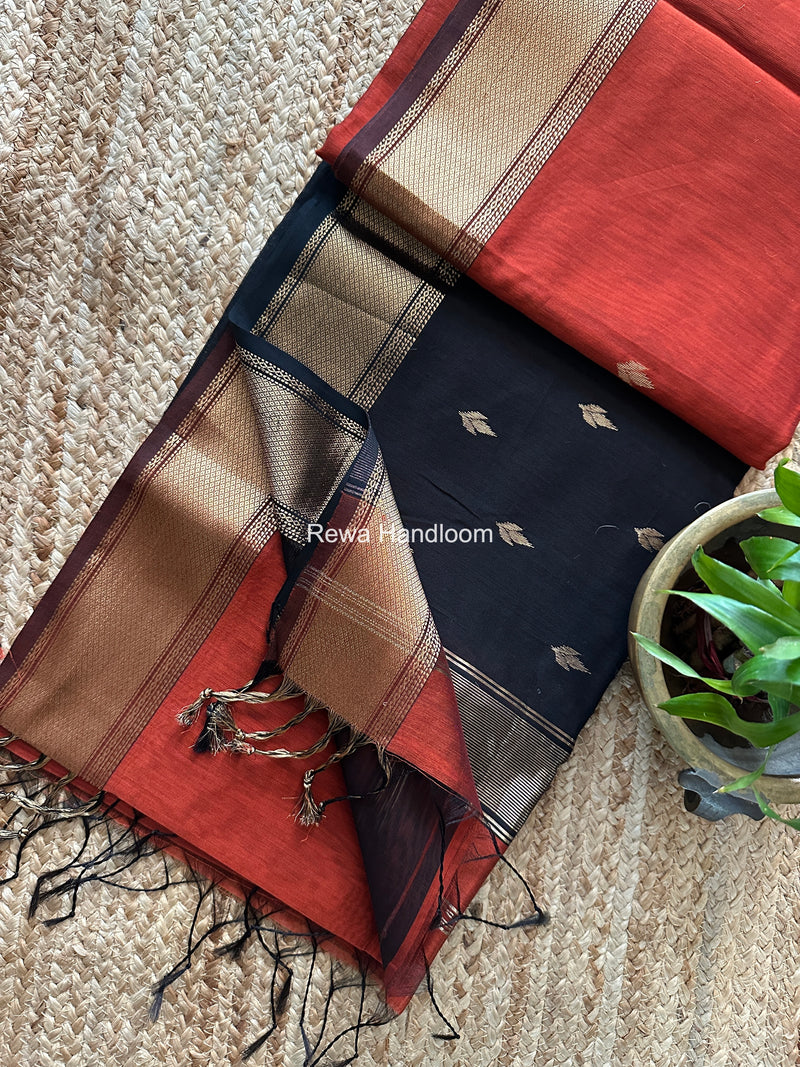 Maheshwari Flower Butti Saree