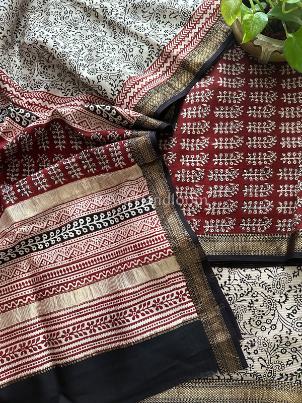 Maheshwari Bagh Print Suit