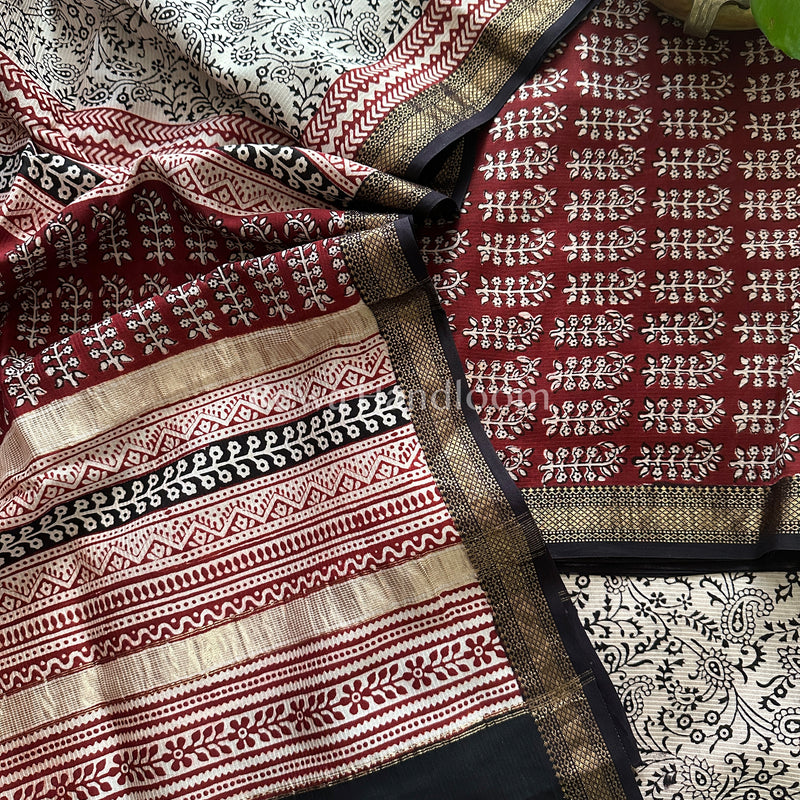 Maheshwari Bagh Print Suit