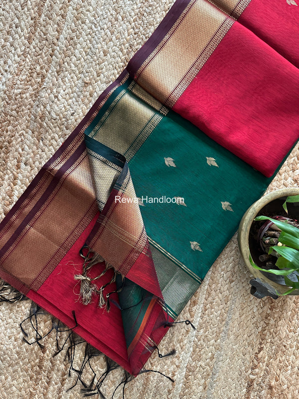 Maheshwari Flower Butti Saree
