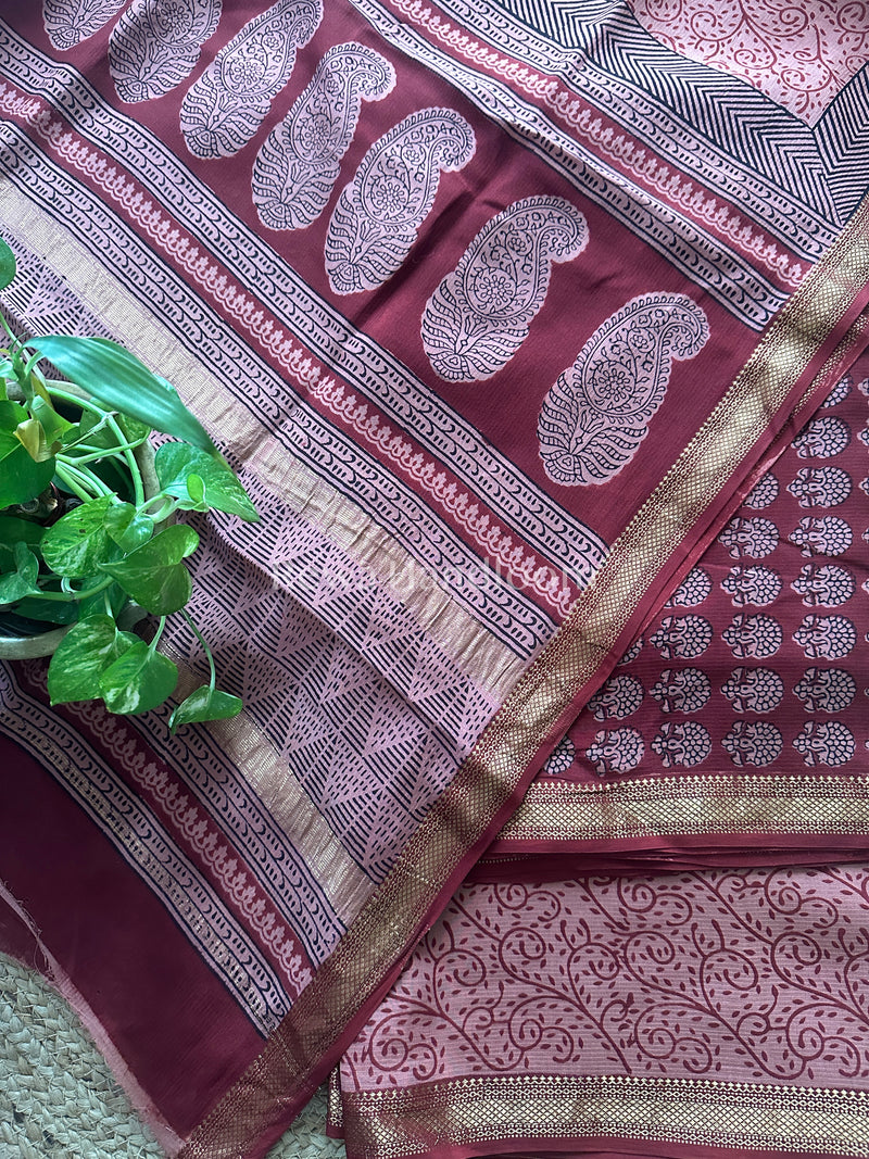Maheshwari Bagh Print Suit
