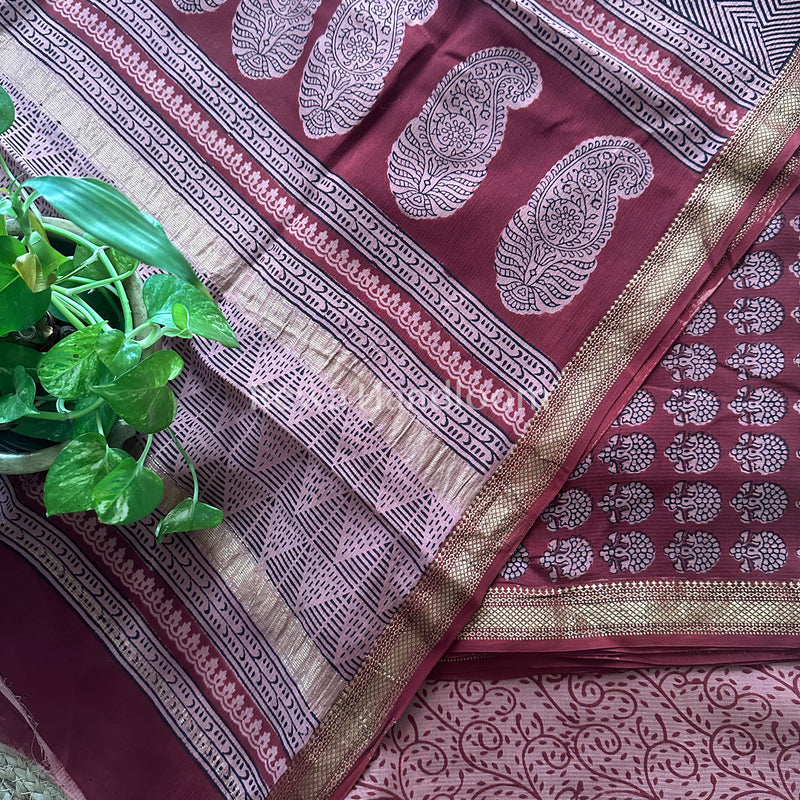 Maheshwari Bagh Print Suit