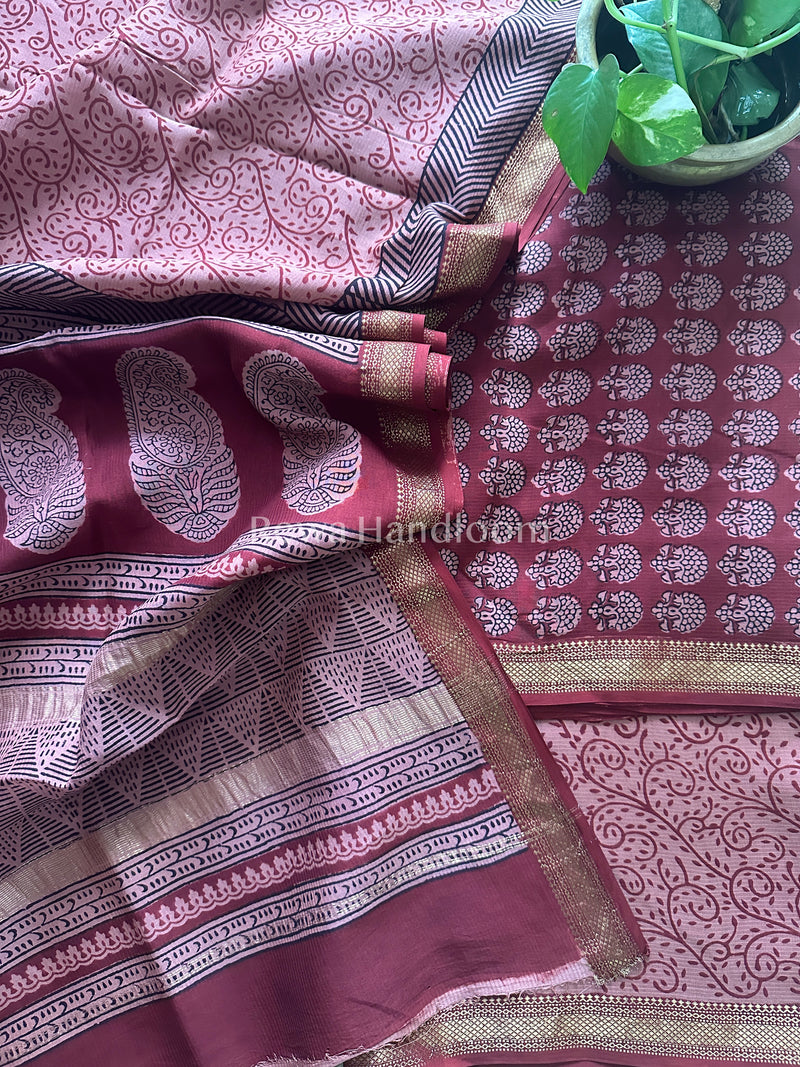 Maheshwari Bagh Print Suit