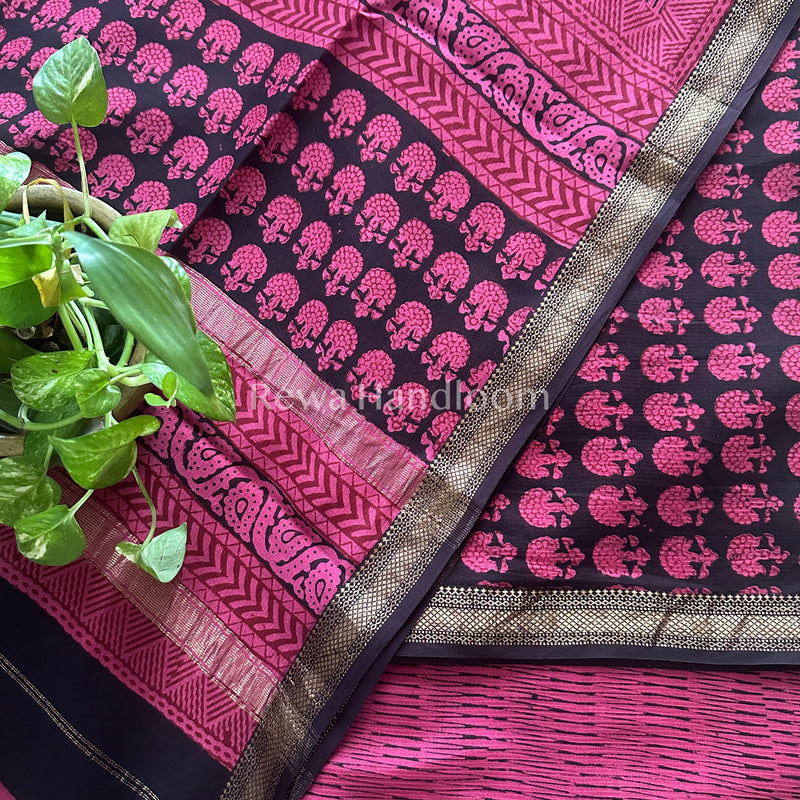 Maheshwari Bagh Print Suit