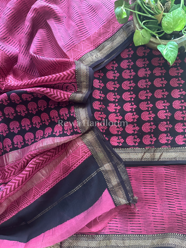 Maheshwari Bagh Print Suit
