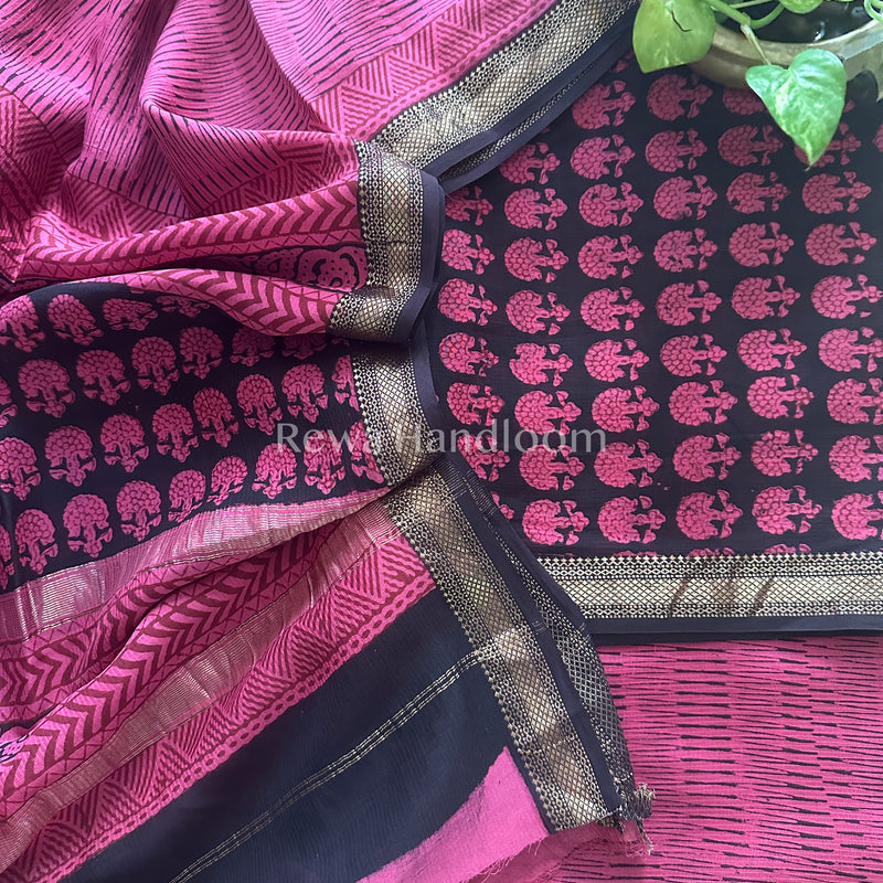Maheshwari Bagh Print Suit