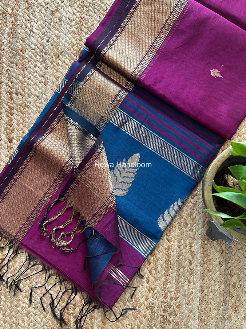 Maheshwari Butta Pallu Saree