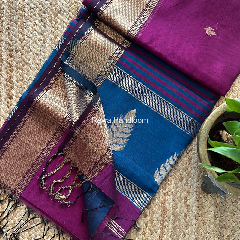 Maheshwari Butta Pallu Saree