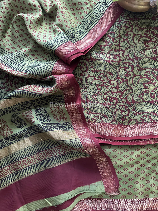 Maheshwari Bagh Print Suit